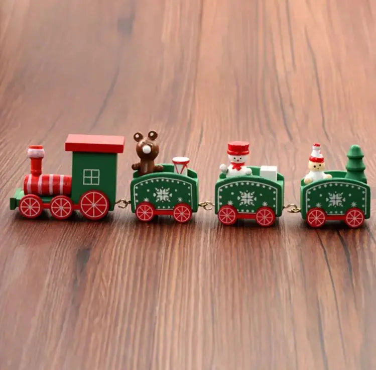 Christmas decoration Wooden train