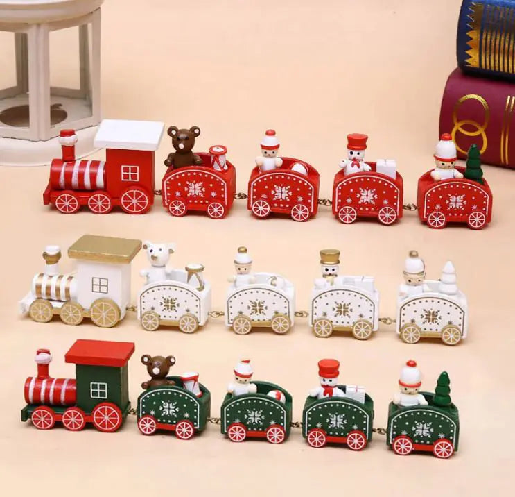 Christmas decoration Wooden train