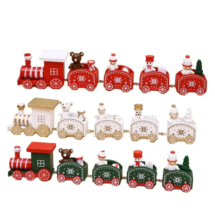 Christmas decoration Wooden train