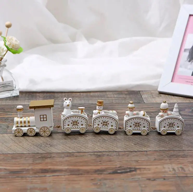 Christmas decoration Wooden train